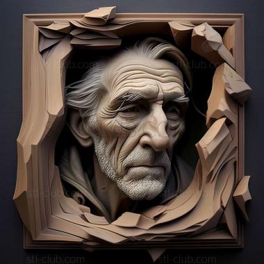 3D модель Джон Нава, американский художник (STL)